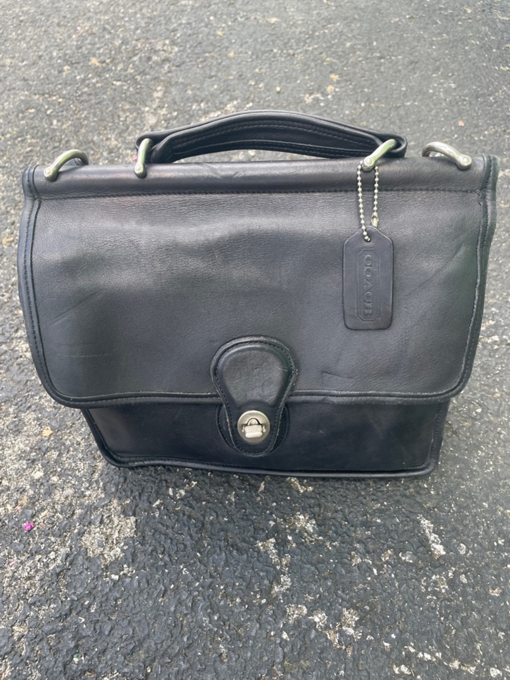 Vintage Coach Serial #D1P 9927 2way Shoulder Bag